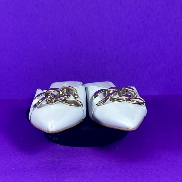 Open Edit Women's Baby Blue Kristina Pointed Toe Mule Shoe Size 7.5-NEW - Picture 2 of 10